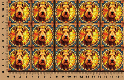 DecoCraft - Scenic Elevated Texture Tiles - Airedale Terrier