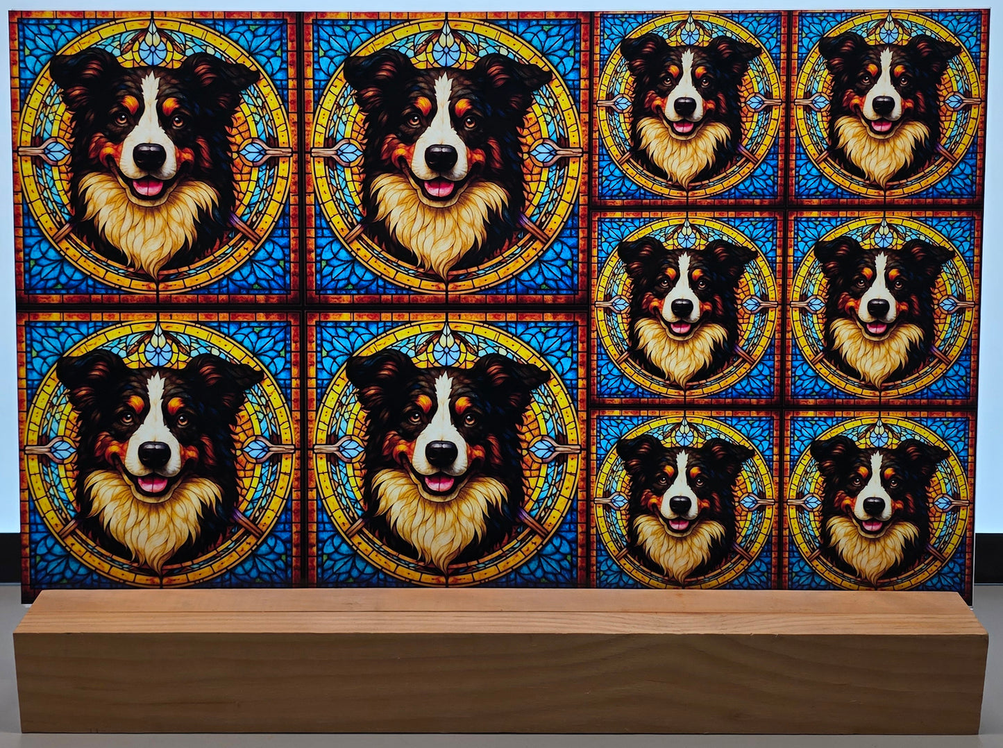 DecoCraft - Scenic Elevated Texture Tiles - Australian Sheperd