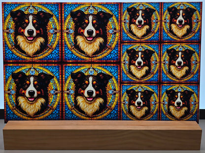 DecoCraft - Scenic Elevated Texture Tiles - Australian Sheperd