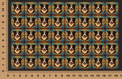 DecoCraft - Scenic Elevated Texture Tiles - Australian Sheperd