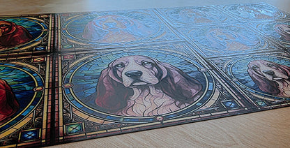 DecoCraft - Scenic Elevated Texture Tiles - Basset Hound