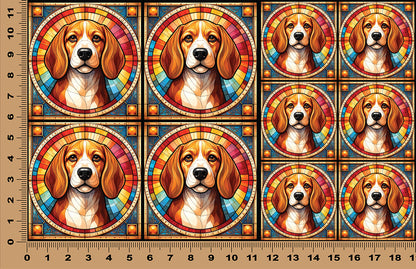 DecoCraft - Scenic Elevated Texture Tiles - Beagle