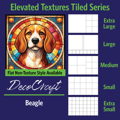 DecoCraft - Scenic Elevated Texture Tiles - Beagle