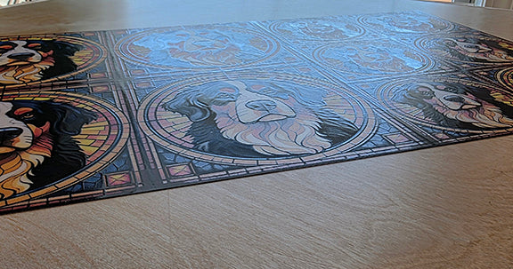DecoCraft - Scenic Elevated Texture Tiles - Bernese Mountain Dog