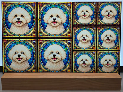 DecoCraft - Scenic Elevated Texture Tiles - Bichon Friese