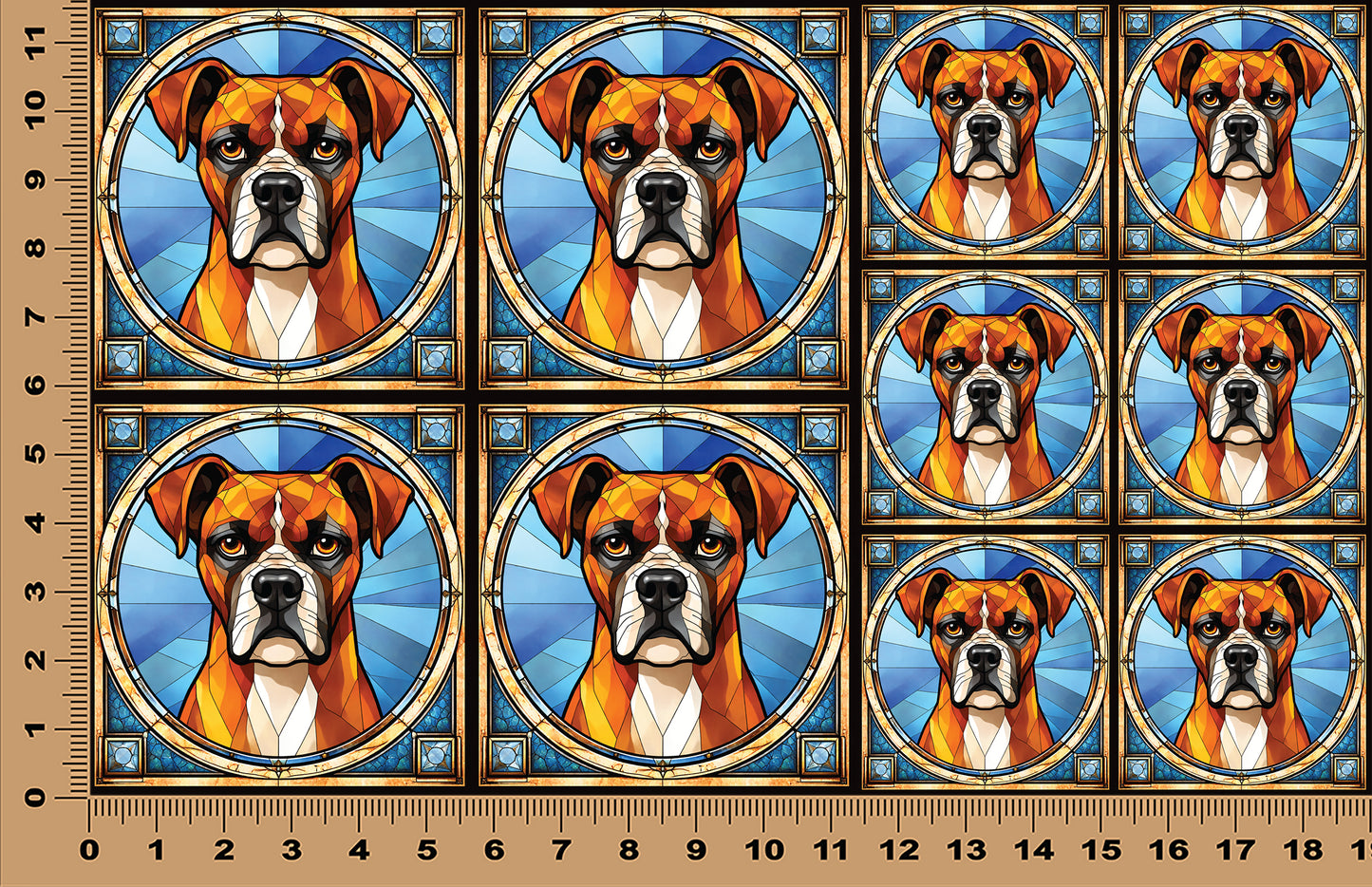 DecoCraft - Scenic Elevated Texture Tiles - Boxer