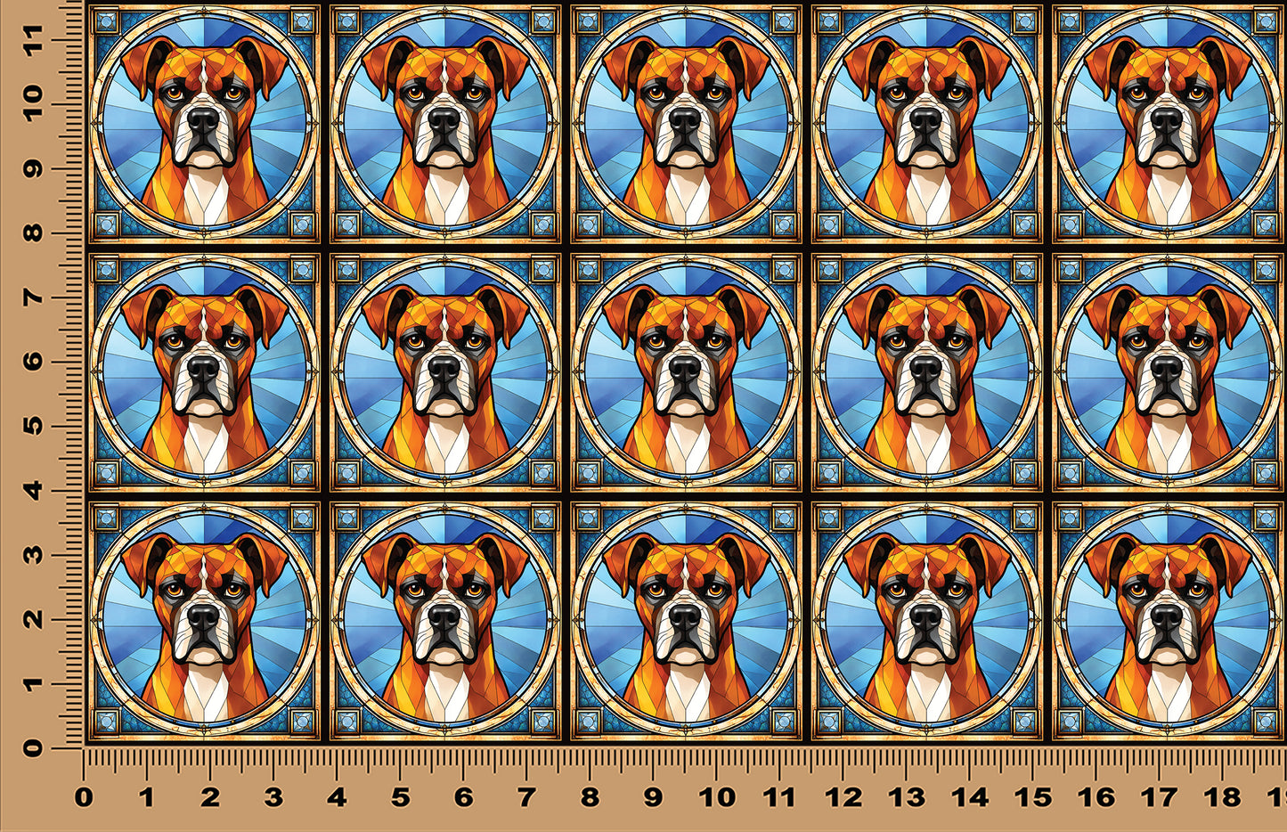 DecoCraft - Scenic Elevated Texture Tiles - Boxer