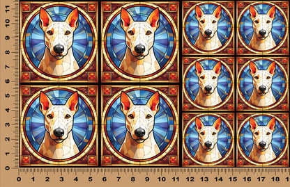 DecoCraft - Scenic Elevated Texture Tiles - Bull Terrier