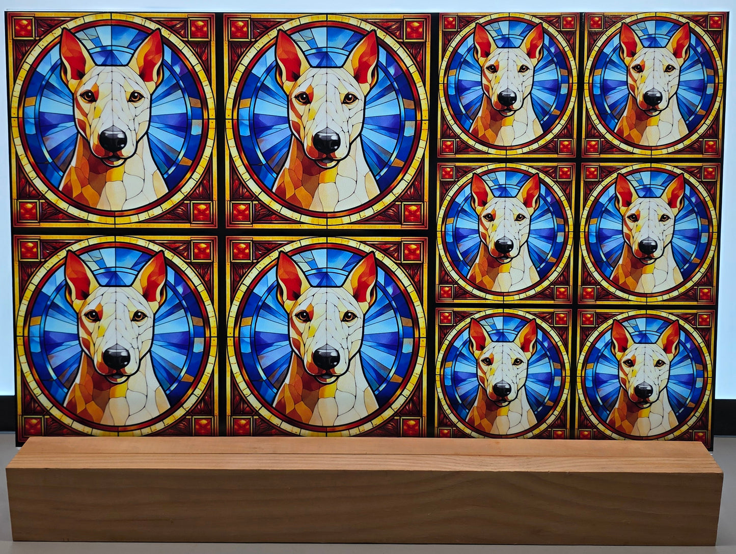 DecoCraft - Scenic Elevated Texture Tiles - Bull Terrier