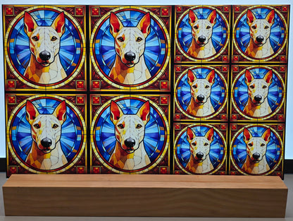 DecoCraft - Scenic Elevated Texture Tiles - Bull Terrier