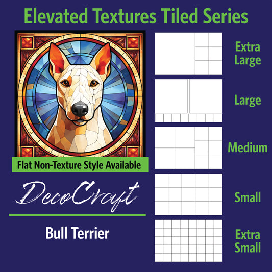 DecoCraft - Scenic Elevated Texture Tiles - Bull Terrier