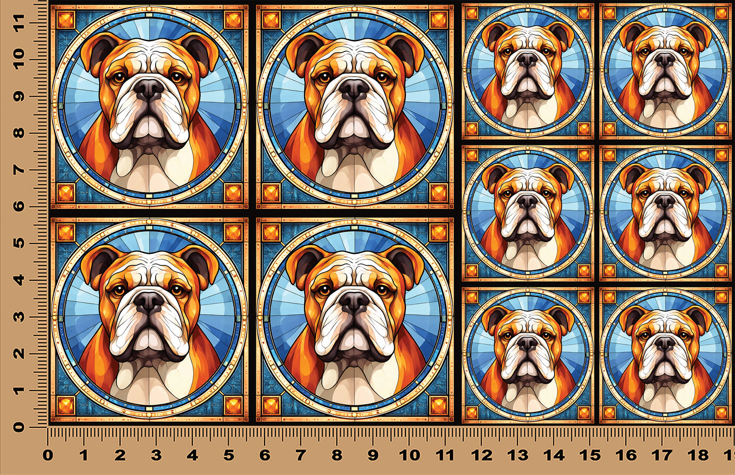DecoCraft - Scenic Elevated Texture Tiles - Bulldog I