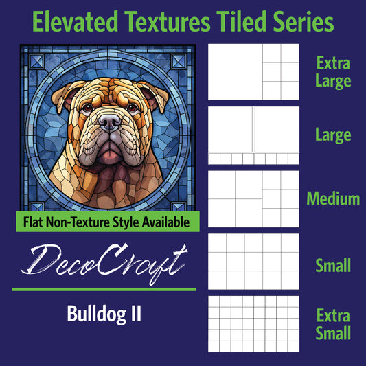 DecoCraft - Scenic Elevated Texture Tiles - Bulldog II