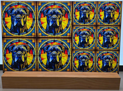 DecoCraft - Scenic Elevated Texture Tiles - Cane Corso (Mastiff)