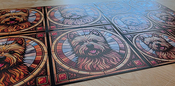 DecoCraft - Scenic Elevated Texture Tiles - Carrin Terrier (Yorki)