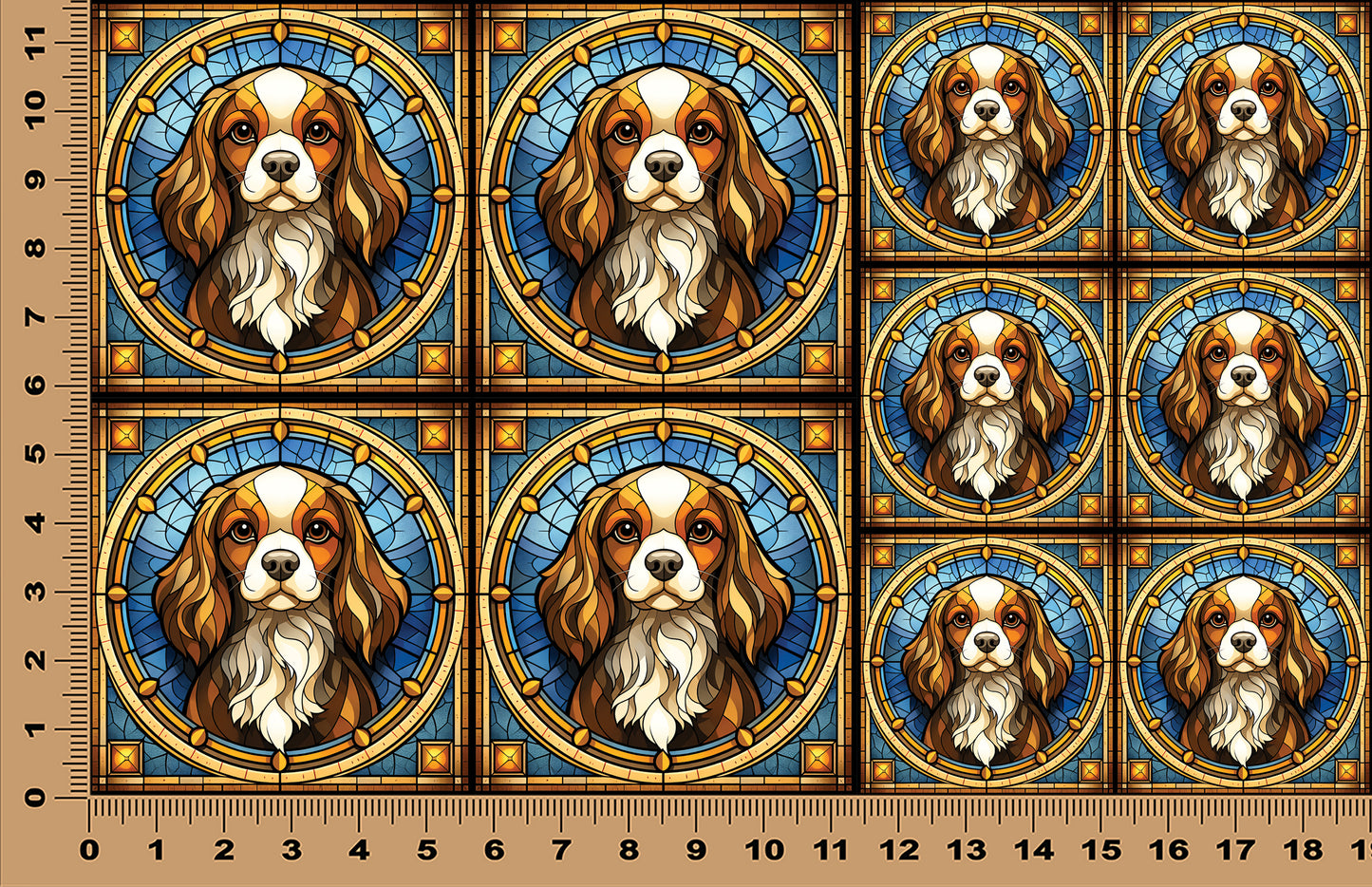 DecoCraft - Scenic Elevated Texture Tiles - Cavalier King Charles Spaniel
