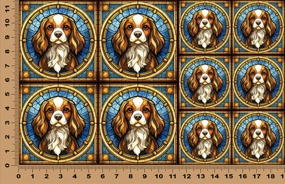 DecoCraft - Scenic Elevated Texture Tiles - Cavalier King Charles Spaniel
