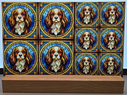 DecoCraft - Scenic Elevated Texture Tiles - Cavalier King Charles Spaniel