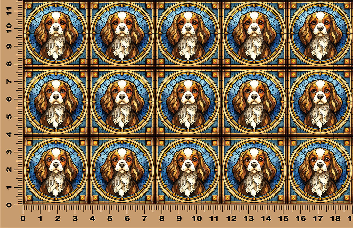 DecoCraft - Scenic Elevated Texture Tiles - Cavalier King Charles Spaniel