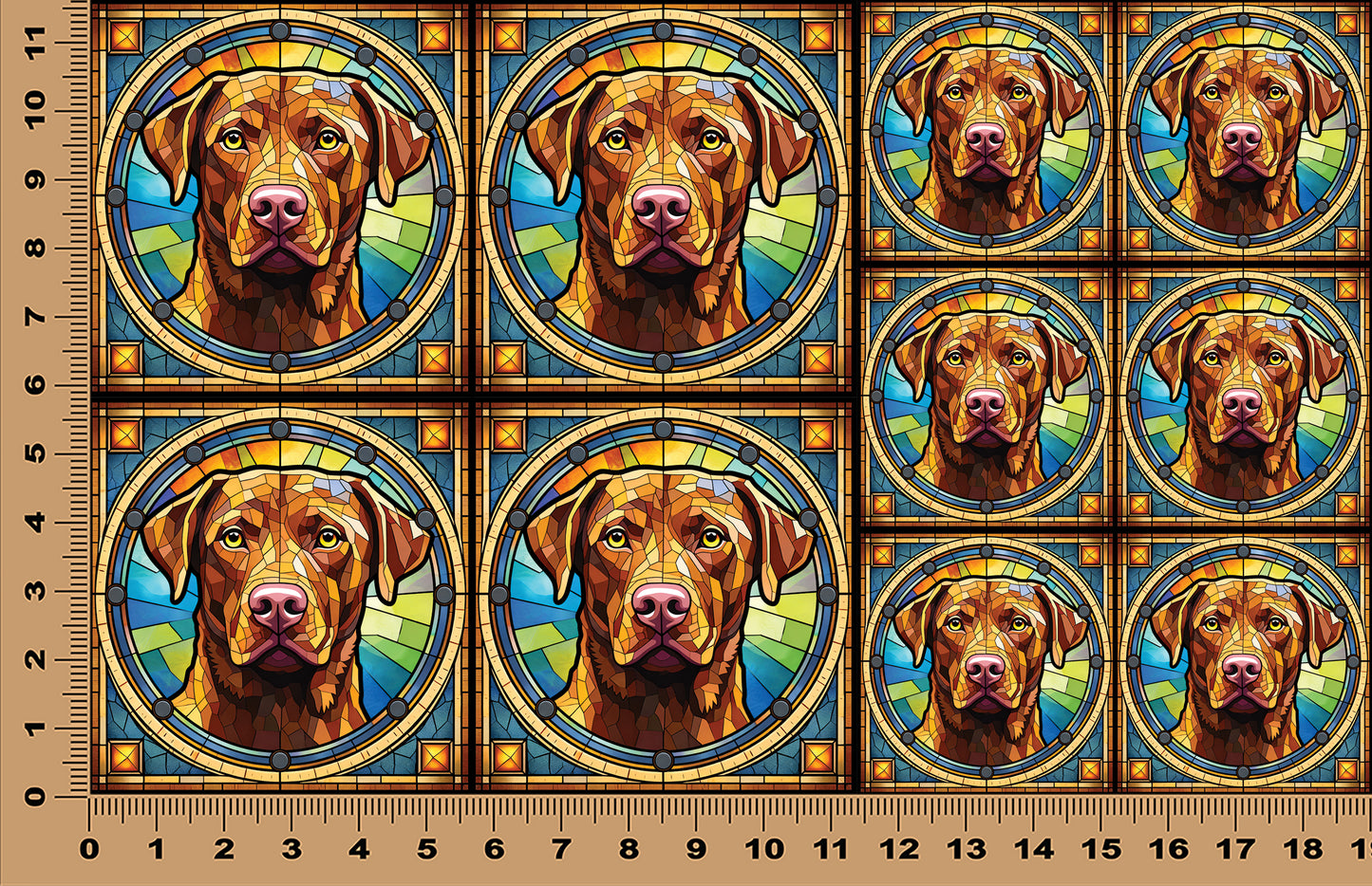 DecoCraft - Scenic Elevated Texture Tiles - Chesapeake Bay Retriever