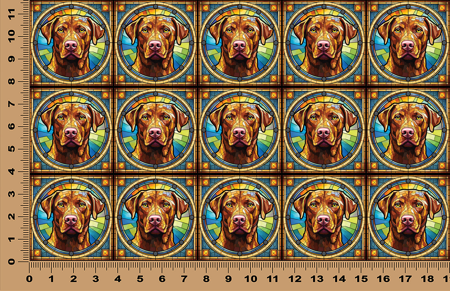 DecoCraft - Scenic Elevated Texture Tiles - Chesapeake Bay Retriever