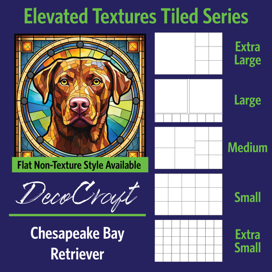 DecoCraft - Scenic Elevated Texture Tiles - Chesapeake Bay Retriever
