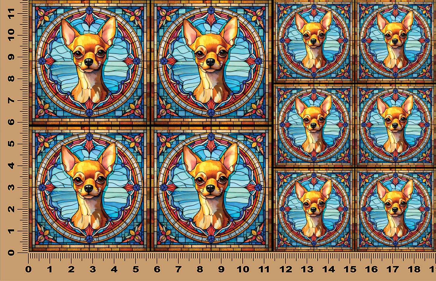 DecoCraft - Scenic Elevated Texture Tiles - Chihuahua