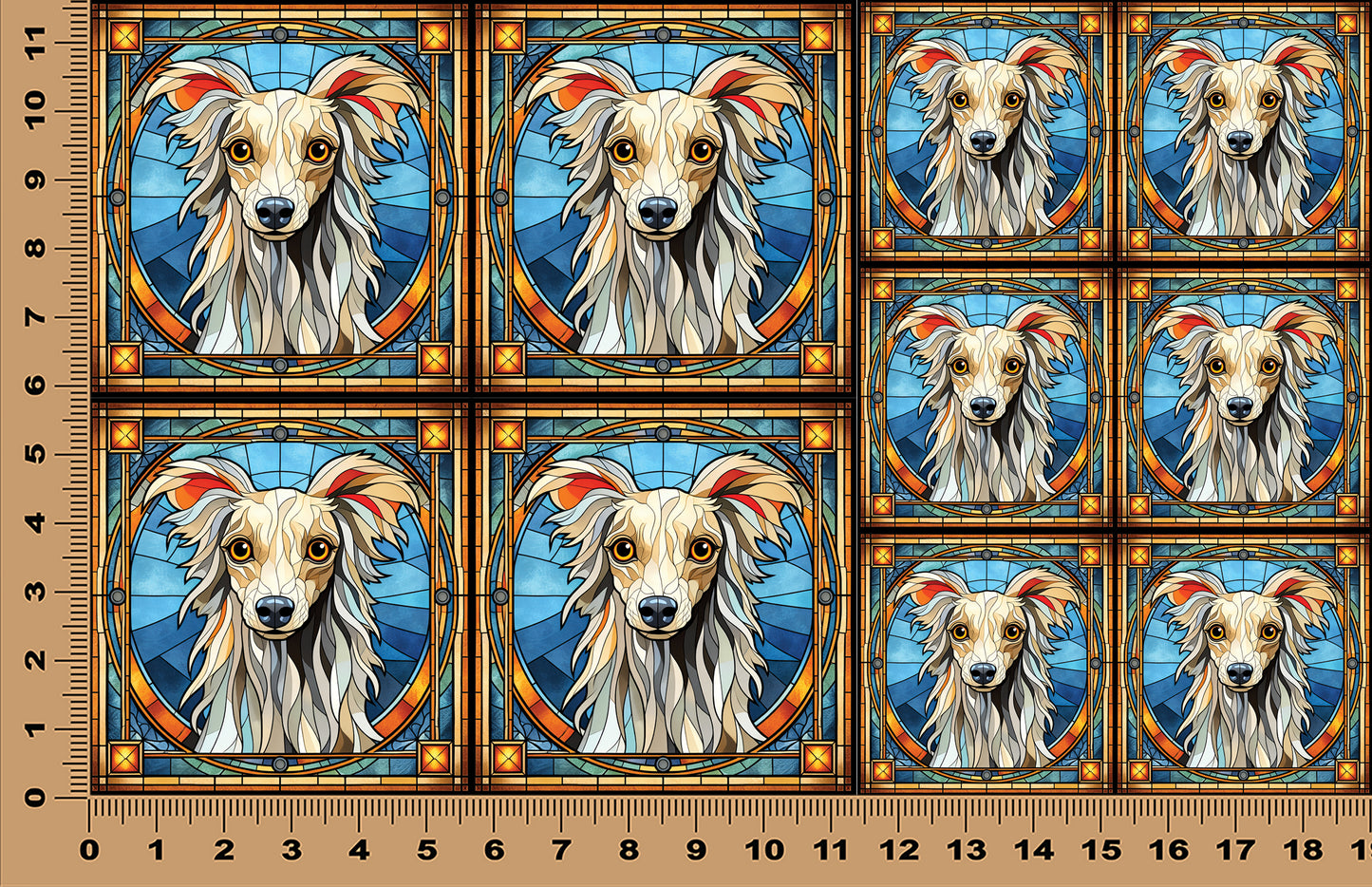 DecoCraft - Scenic Elevated Texture Tiles - Chinese Crested