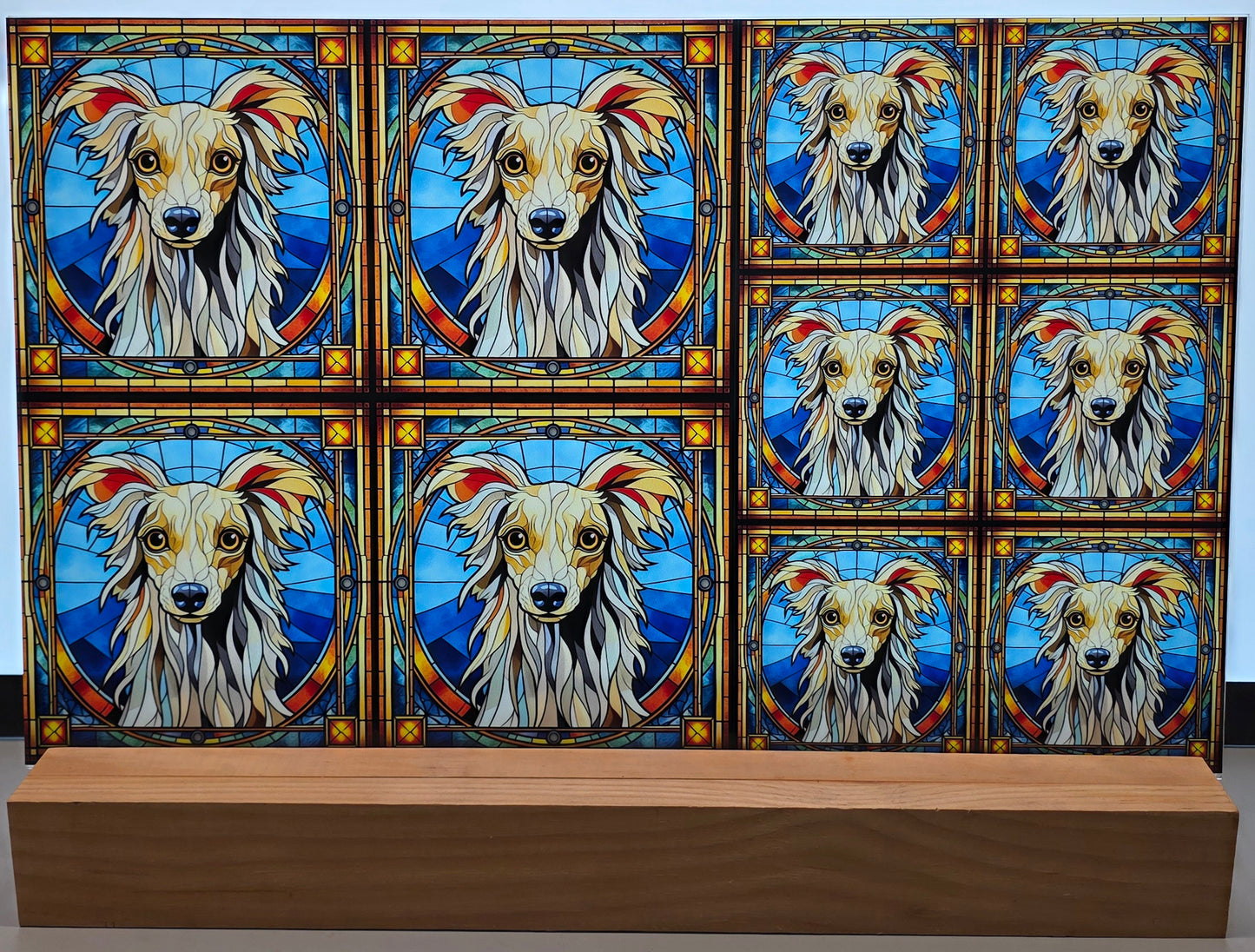DecoCraft - Scenic Elevated Texture Tiles - Chinese Crested