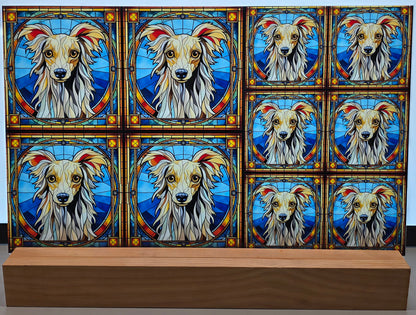 DecoCraft - Scenic Elevated Texture Tiles - Chinese Crested