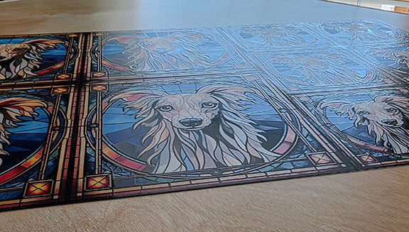 DecoCraft - Scenic Elevated Texture Tiles - Chinese Crested