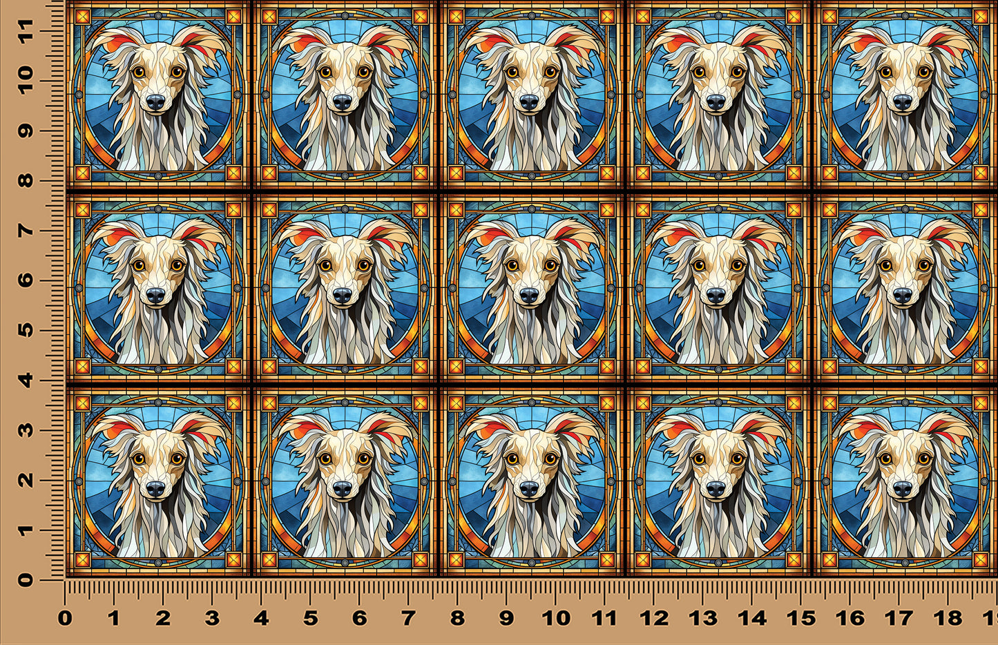 DecoCraft - Scenic Elevated Texture Tiles - Chinese Crested