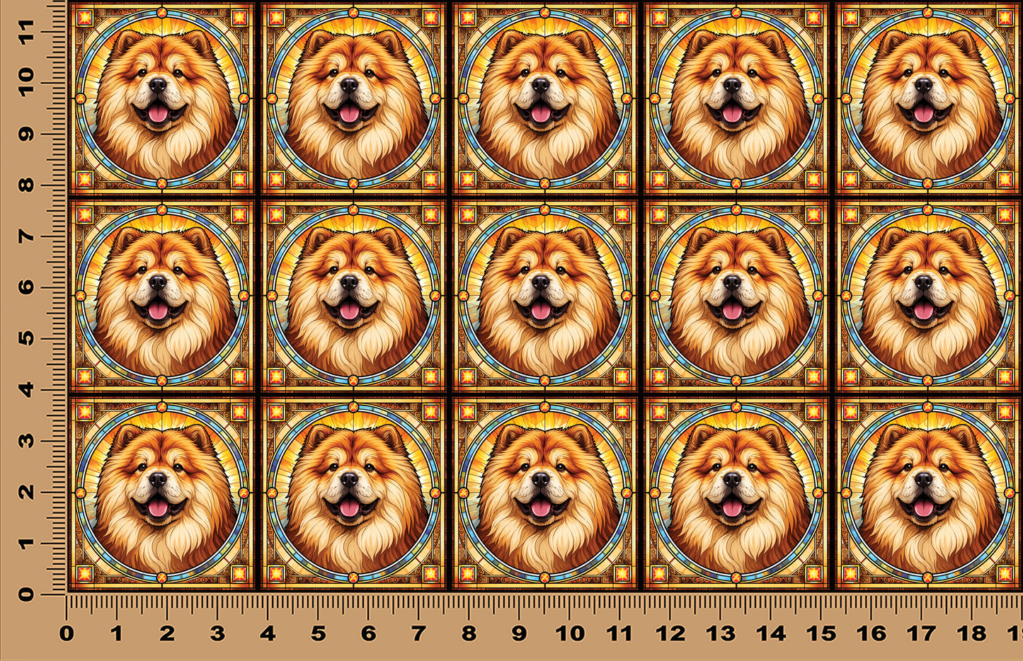 DecoCraft - Scenic Elevated Texture Tiles - Chow