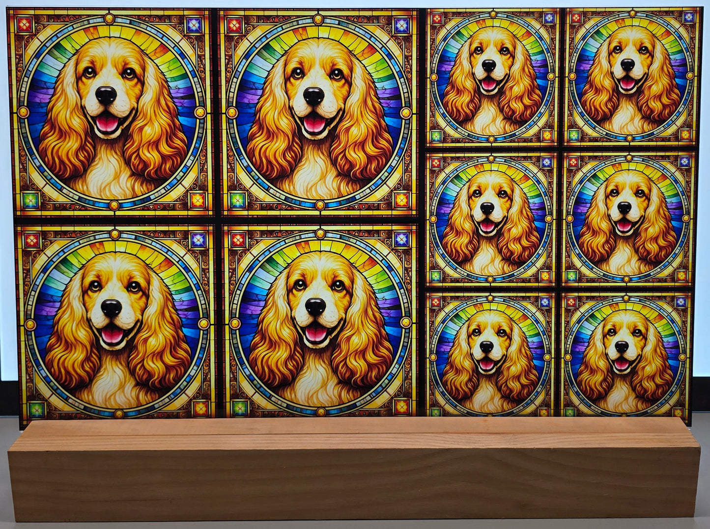 DecoCraft - Scenic Elevated Texture Tiles - Cocker Spaniel