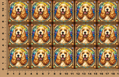 DecoCraft - Scenic Elevated Texture Tiles - Cocker Spaniel