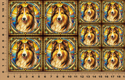 DecoCraft - Scenic Elevated Texture Tiles - Collie