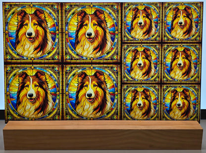 DecoCraft - Scenic Elevated Texture Tiles - Collie