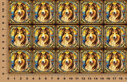 DecoCraft - Scenic Elevated Texture Tiles - Collie