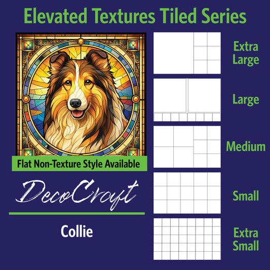 DecoCraft - Scenic Elevated Texture Tiles - Collie