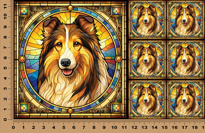 DecoCraft - Scenic Elevated Texture Tiles - Collie