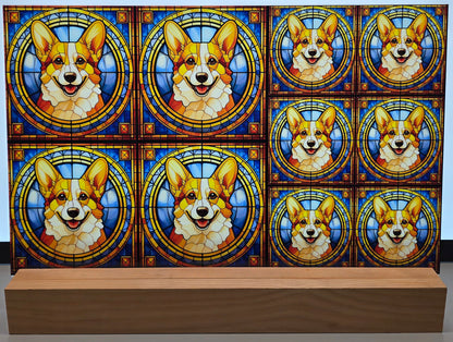 DecoCraft - Scenic Elevated Texture Tiles - Corgi II