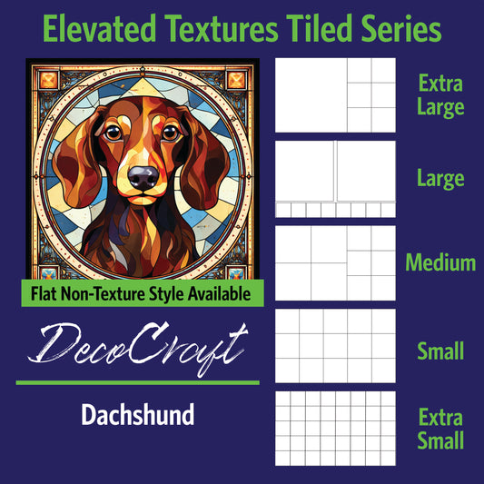 DecoCraft - Scenic Elevated Texture Tiles - Dachshund I