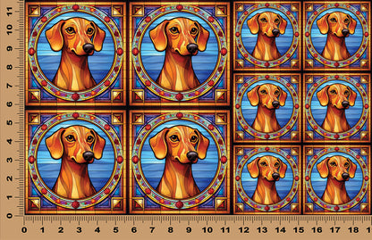 DecoCraft - Scenic Elevated Texture Tiles - Dachshund II