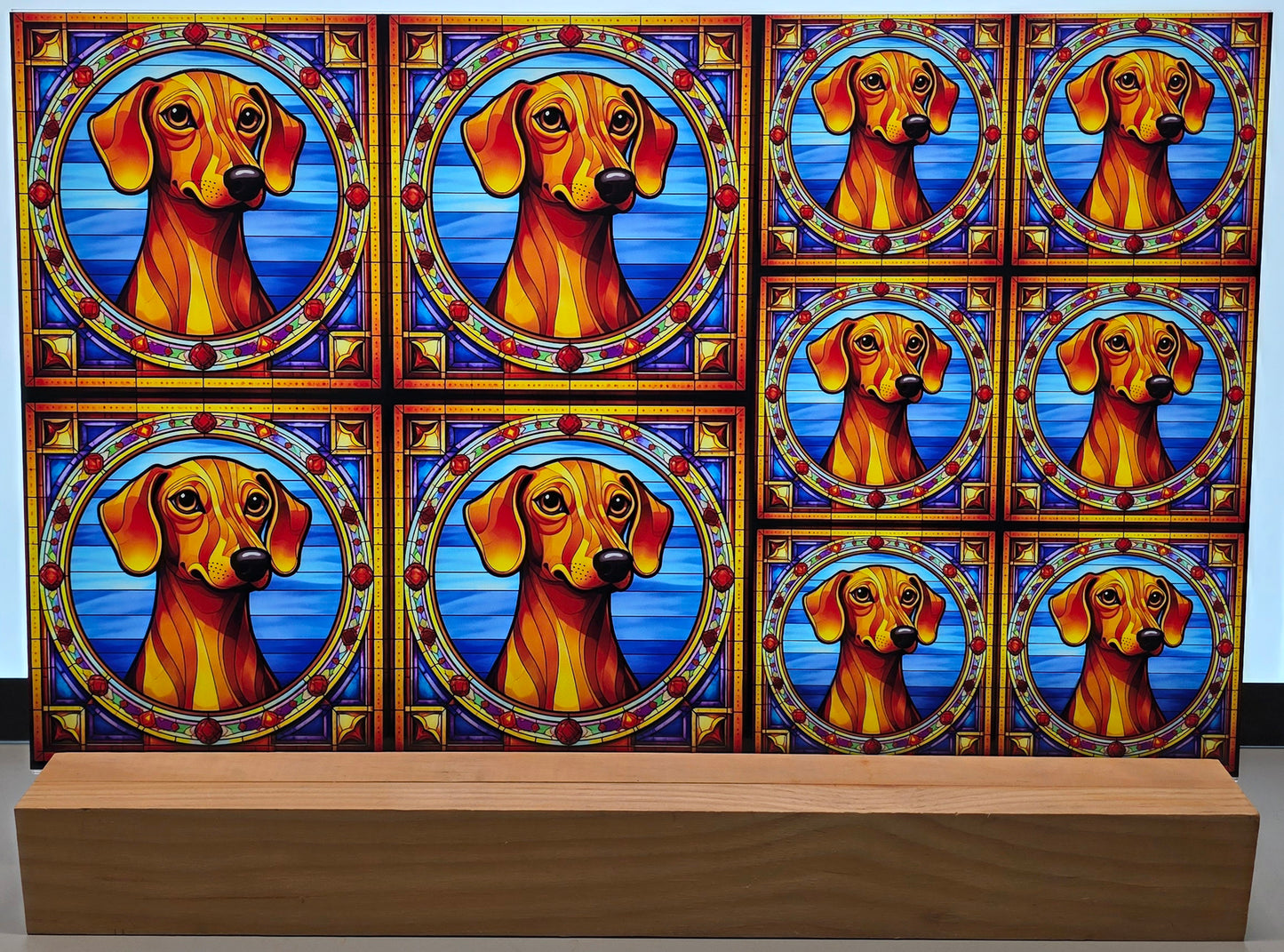 DecoCraft - Scenic Elevated Texture Tiles - Dachshund II