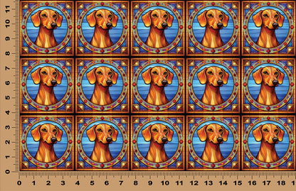 DecoCraft - Scenic Elevated Texture Tiles - Dachshund II