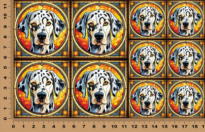 DecoCraft - Scenic Elevated Texture Tiles - Dalmatian