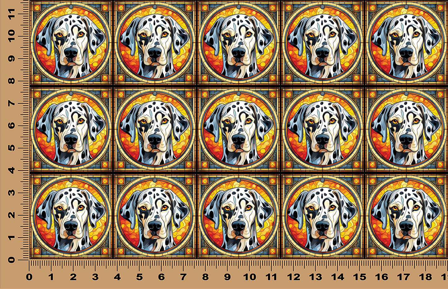 DecoCraft - Scenic Elevated Texture Tiles - Dalmatian