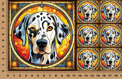 DecoCraft - Scenic Elevated Texture Tiles - Dalmatian