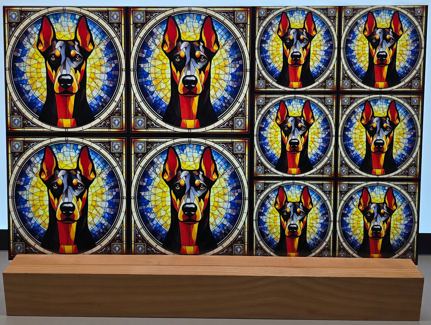 DecoCraft - Scenic Elevated Texture Tiles - Doberman