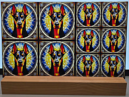 DecoCraft - Scenic Elevated Texture Tiles - Doberman